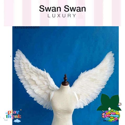Cánh Thiên Thần Trắng Dành Cho Trẻ Em - Áo Dây Đeo Bền Cho Tiệc Giáng Sinh, Halloween, Hóa Trang, Đạo Cụ, Nhẹ Và Thoải Mái