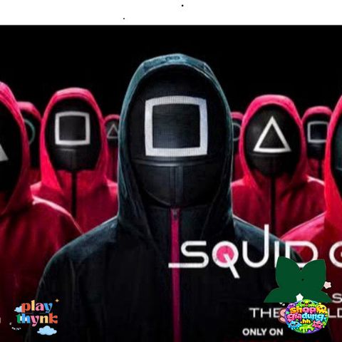 Bộ Đồ Hóa Trang Squid Game - Áo, Mặt Nạ & Găng Tay Halloween Cho Trẻ Em và Người Lớn - Quà Tặng Chủ Đề Phim Kinh Dị
