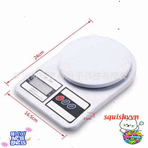 Cân Điện Tử Mini FS-400 10kg/1g - Cân Sức Khỏe LCD Sang Trọng Bảo Hành 1 Năm với Pin Miễn Phí