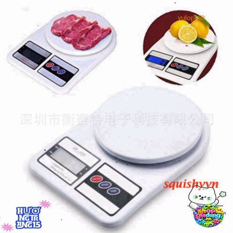 Cân Điện Tử Mini FS-400 - Đo Chính Xác 10kg/1g với Màn Hình LCD Sáng, Thiết Kế Sang Trọng và Bảo Hành 1 Năm