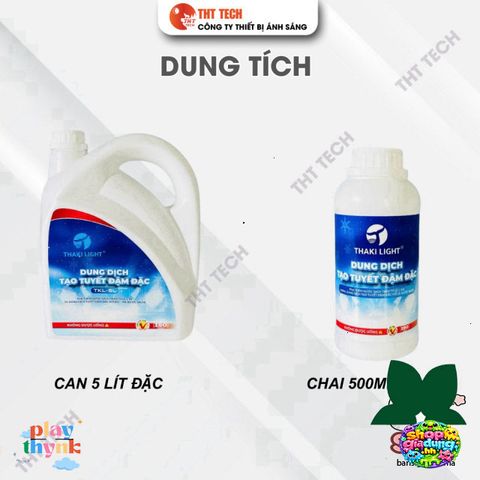 Dung Dịch Tạo Tuyết Nhân Tạo THT TECH 500ml - Hiệu Ứng Tuyết Trắng Mịn, An Toàn Cho Sự Kiện, Noel, Chụp Ảnh