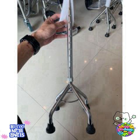 Gậy Tập Đi 4 Chân Lucass B932 Chính Hãng - Hỗ Trợ Người Già, Người Ốm, Điều Chỉnh Chiều Cao, An Toàn & Dễ Sử Dụng
