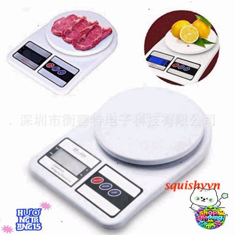 Cân Điện Tử Mini FS-400 10kg/1gr - Màn Hình LCD Sáng, Sang Trọng, Bảo Hành 1 Năm, Phù Hợp Đo Lường Nhà Bếp