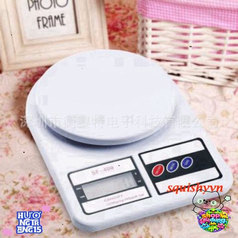 Cân Điện Tử Mini FS-400 10kg/1gr - Màn Hình LCD Sáng, Sang Trọng, Bảo Hành 1 Năm, Phù Hợp Đo Lường Nhà Bếp