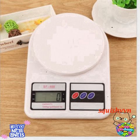 Cân Điện Tử Mini FS-400 10kg/1gr - Màn Hình LCD Sáng, Sang Trọng, Bảo Hành 1 Năm, Phù Hợp Đo Lường Nhà Bếp