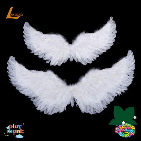 Cánh Thiên Thần Lông Vũ Trắng Cho Bé - Đồ Cosplay Halloween, Tiệc Giáng Sinh, Lễ Hội Hóa Trang, Đạo Cụ Thời Trang Trẻ Em