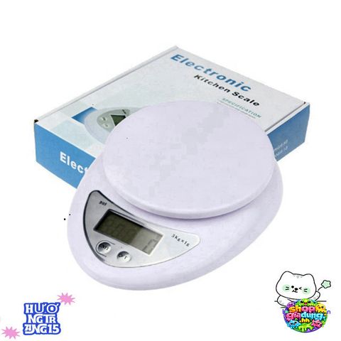 Cân Điện Tử B05 - Cân Tiểu Ly Chính Xác Đến 5kg, Thích Hợp Làm Bánh, Màn Hình Lớn, Tiện Lợi và An Toàn Hơn