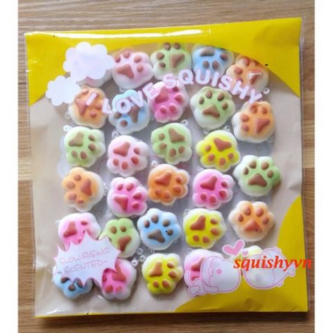 Bộ 30 Bóp Nén Mini Hình Mèo Co Giãn Chậm Dàn - Đồ Chơi Giải Trí Đáng Yêu, Chất Liệu Xốp PU, Kích Thước 4cm