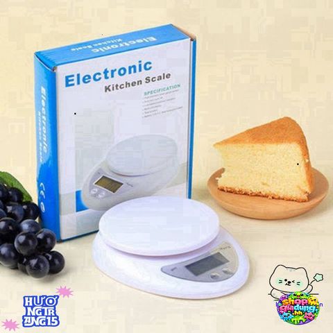 Cân Điện Tử THE GARDEN TG-07 - Cân Tiểu Ly Chính Xác 1g-5kg với Màn Hình LED và Tính Năng TIMER - Thiết Kế Sang Trọng cho Nhà Bếp