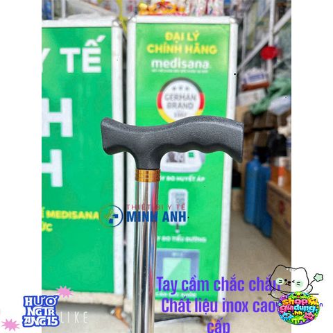 Gậy Chống Người Già 3 Chân, 4 Chân - Hỗ Trợ Đi Lại An Toàn, Điều Chỉnh Chiều Cao Từ 1.5m Đến 1.9m - Dụng Cụ Tập Đi Chất Lượng Cao