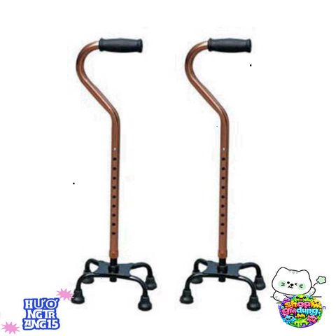Gậy Chống 3/4 Chân Cho Người Cao Tuổi - Thiết Bị Hỗ Trợ Đi Lại An Toàn và Tiện Lợi