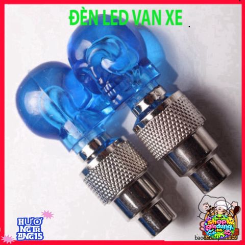Đèn LED Nắp Van Xe Đạp Phát Sáng 7 Màu - Đồ Chơi Trang Trí & An Toàn Cho Xe Đạp, Xe Máy, Xe Hơi