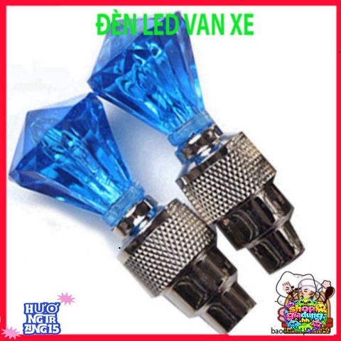 Đèn LED Nắp Van Xe Đạp Phát Sáng 7 Màu - Đồ Chơi Trang Trí & An Toàn Cho Xe Đạp, Xe Máy, Xe Hơi