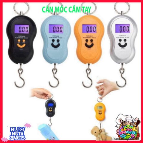 Cân Điện Tử Mini Móc Treo 40KG Hình Mặt Cười - Cân Xách Tay Chính Xác và Tiện Lợi cho Mọi Gia Đình