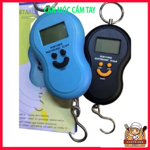 Cân Điện Tử Mini Móc Treo 40KG Hình Mặt Cười - Cân Xách Tay Chính Xác và Tiện Lợi cho Mọi Gia Đình