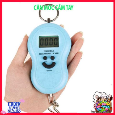 Cân Điện Tử Mini Móc Treo 40KG Hình Mặt Cười - Cân Xách Tay Chính Xác và Tiện Lợi cho Mọi Gia Đình