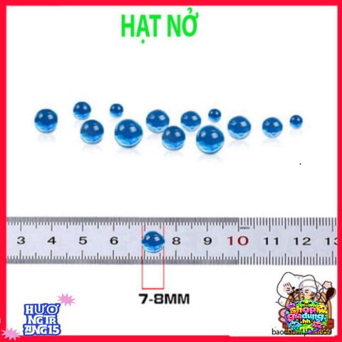 Hạt Nở Polyme 7-8mm - Đồ Chơi Phát Triển Kỹ Năng Cho Trẻ, Sáng Tạo Và An Toàn - Dùng Để Trồng Cây & Tạo Slime
