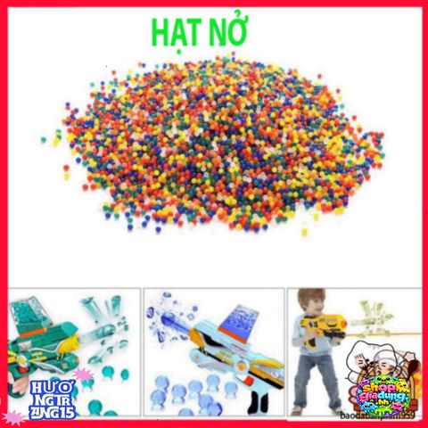 Hạt Nở Polyme 7-8mm - Đồ Chơi Phát Triển Kỹ Năng Cho Trẻ, Sáng Tạo Và An Toàn - Dùng Để Trồng Cây & Tạo Slime