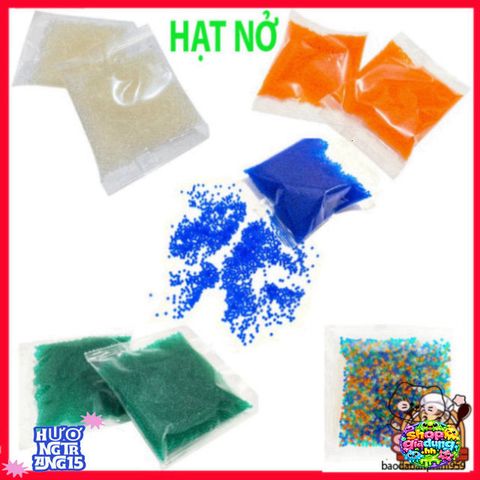 Hạt Nở Polyme 7-8mm - Đồ Chơi Phát Triển Kỹ Năng Cho Trẻ, Sáng Tạo Và An Toàn - Dùng Để Trồng Cây & Tạo Slime