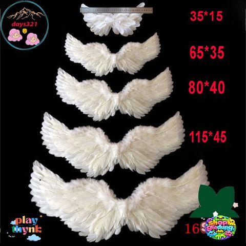Cánh Thiên Thần Trắng Cosplay cho Bé - 11 Kích Thước Biểu Diễn, Hóa Trang và Chụp Ảnh Sự Kiện