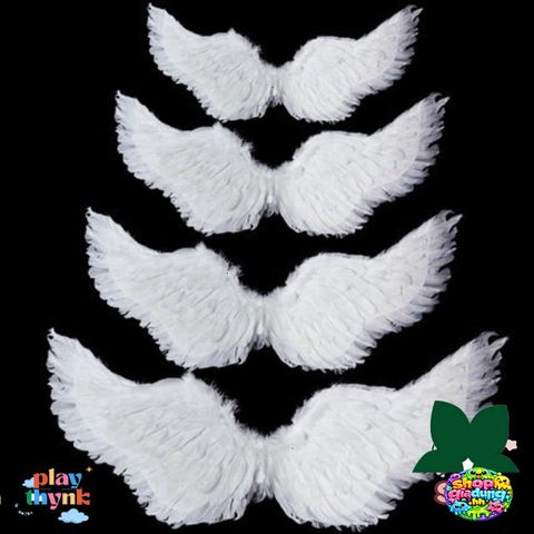 Cánh Thiên Thần Trắng Cosplay cho Bé - 11 Kích Thước Biểu Diễn, Hóa Trang và Chụp Ảnh Sự Kiện