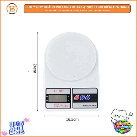Cân Điện Tử SF-400 Chính Hãng - Định Lượng Nguyên Liệu Pha Chế, Độ Chính Xác Cao và Thiết Kế Nhỏ Gọn Cho Gia Đình và Nhà Hàng