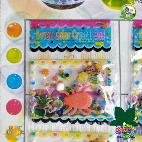 Bộ 24 Gói Hạt Nở Pha Lê Đa Màu - Trang Trí Hồ Cá, Cây Cảnh, Đồ Chơi Cho Trẻ Em - An Toàn, Không Chất Độc