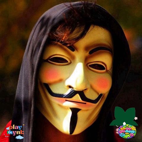 Mặt Nạ Cosplay V for Vendetta - Phụ Kiện Thời Trang Halloween Độc Đáo Cho Bữa Tiệc và Sự Kiện Hóa Trang