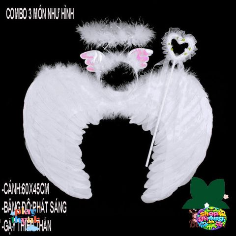 Cánh Thiên Thần Đáng Yêu Cho Bé - Đạo Cụ Chụp Ảnh Trẻ Em, Bộ Set Gồm Cánh và Băng Đô, Phù Hợp Cho Bé Gái Từ 0-6 Tháng