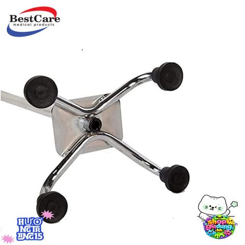 Gậy Chống 4 Chân Điều Chỉnh Chiều Cao 80-98cm Inox Dành Cho Người Già - Bền Bỉ Chắc Chắn Hỗ Trợ Đi Lại