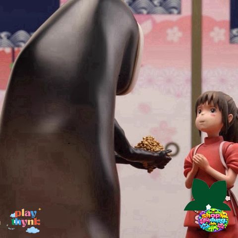 Trang phục Cosplay Chihiro và Vô Diện - Đồ trang trí nhân vật Spirited Away Anime - Quà tặng độc đáo cho fan hâm mộ