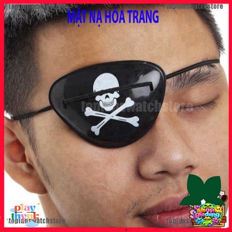 Khẩu Trang Đầu Lâu Hải Tặc Halloween - Bịt Mắt Cướp Biển Độc Đáo cho Lễ Hội Thú Vị