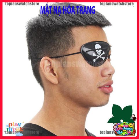 Khẩu Trang Đầu Lâu Hải Tặc Halloween - Bịt Mắt Cướp Biển Độc Đáo cho Lễ Hội Thú Vị