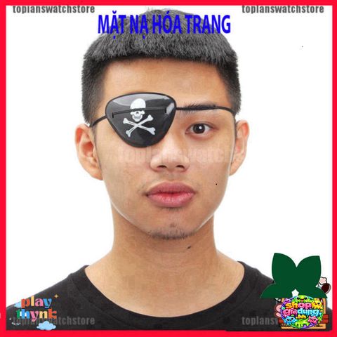 Khẩu Trang Đầu Lâu Hải Tặc Halloween - Bịt Mắt Cướp Biển Độc Đáo cho Lễ Hội Thú Vị