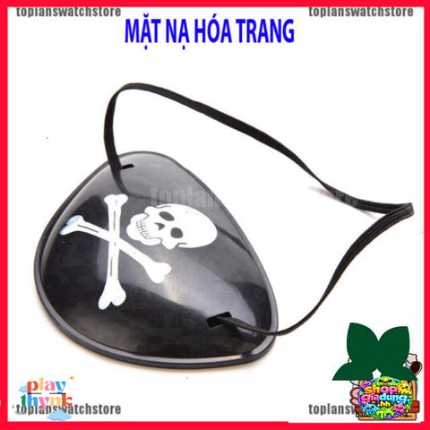 Khẩu Trang Đầu Lâu Hải Tặc Halloween - Bịt Mắt Cướp Biển Độc Đáo cho Lễ Hội Thú Vị