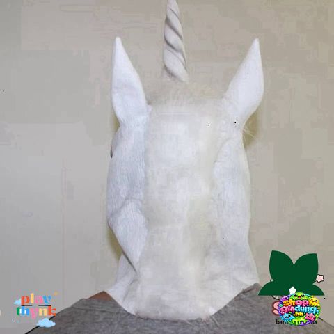 Mặt Nạ Hóa Trang Ngựa 1 Sừng Cao Cấp - Đạo Cụ Halloween Chất Liệu Latex Thoải Mái, Phù Hợp Quay Video TikTok, Trang Trí Lễ Hội