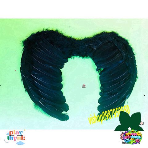 Bộ Phụ Kiện Hóa Trang Cánh Thiên Thần Trắng và Ác Quỷ Halloween - Size S, M, L, Cosplay Độc Đáo, Đón Halloween Rực Rỡ