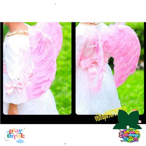 Bộ Phụ Kiện Hóa Trang Cánh Thiên Thần Trắng và Ác Quỷ Halloween - Size S, M, L, Cosplay Độc Đáo, Đón Halloween Rực Rỡ