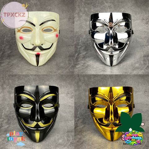 Mặt Nạ Vendetta Tpxckz - Phụ Kiện Nhập Vai Halloween, Lễ Hội, Quà Tặng Kèm Theo Phong Cách Phim Việt