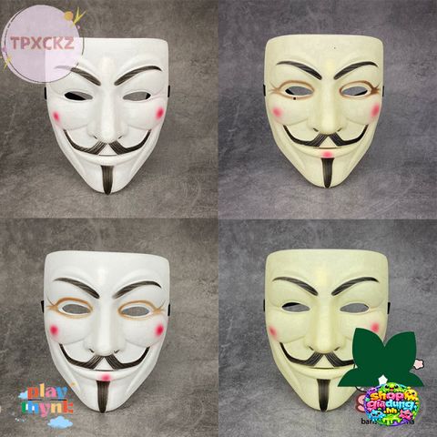 Mặt Nạ Vendetta Tpxckz - Phụ Kiện Nhập Vai Halloween, Lễ Hội, Quà Tặng Kèm Theo Phong Cách Phim Việt