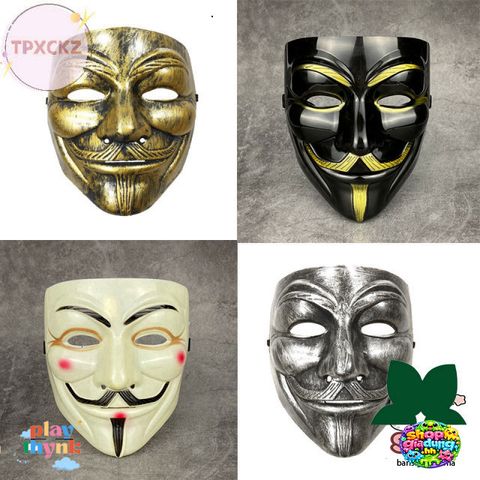 Mặt Nạ Vendetta Tpxckz - Phụ Kiện Nhập Vai Halloween, Lễ Hội, Quà Tặng Kèm Theo Phong Cách Phim Việt