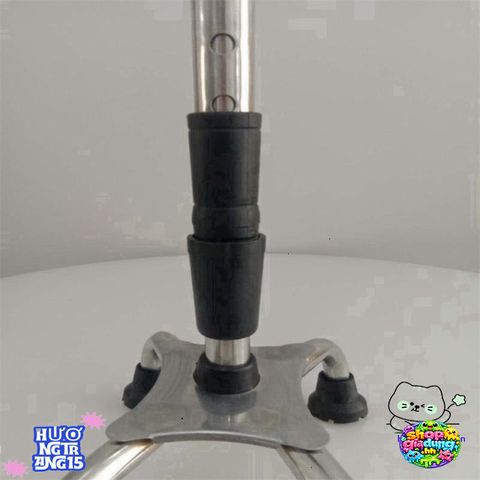 Gậy Đi Bộ 4 Chân INOX Cho Người Già - Gậy Chống Chân Linh Hoạt, Chất Liệu Thép Cao Cấp, An Toàn và Bền Bỉ
