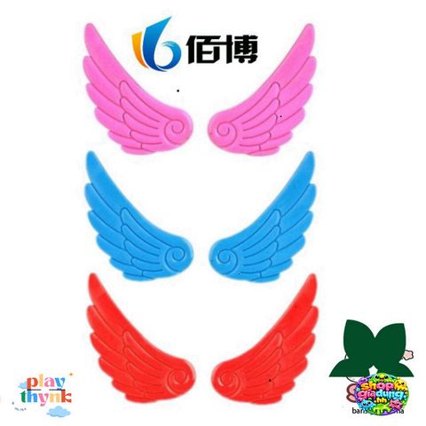 Cánh Thiên Thần Patin Lấp Lánh - Phụ Kiện Thời Trang Độc Đáo Tăng Điểm Nhấn Cho Giày Trượt Patin