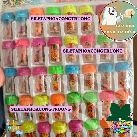 Bộ 40 Lọ Hạt Nở Nhiều Màu Sắc - Phụ Kiện Trang Trí Sáng Tạo Cho Không Gian Sống Tươi Đẹp