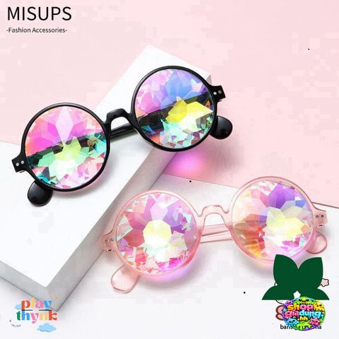 Kính Vạn Hoa Cầu Vồng Misups - Kính Mát Thời Trang Lễ Hội Độc Đáo, Phụ Kiện Bữa Tiệc và Câu Lạc Bộ Đêm