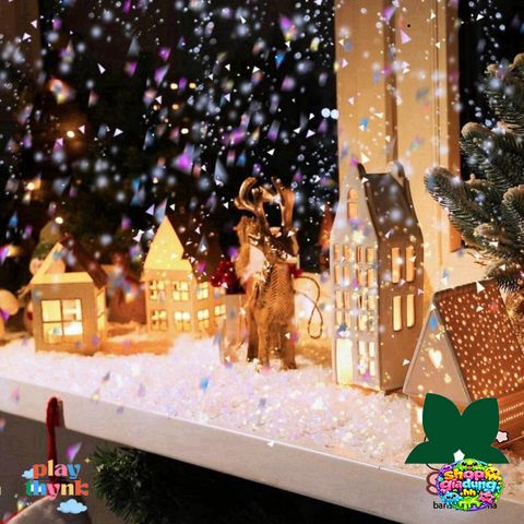 Bông Tuyết Giáng Sinh Nhân Tạo LTBLBY - Bộ 3 Bông Tuyết Trắng Trang Trí Nhà Cửa, Cây Thông Noel, Mùa Đông Lễ Hội