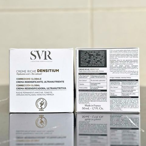 SVR Crème Riche Densitium 50ml - Kem Dưỡng Cho Da Khô, Cấp Ẩm & Săn Chắc, Dành Cho Da Nhạy Cảm, Xuất Xứ Pháp