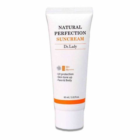 Kem Chống Nắng Dr.Lady Natural Perfection SPF 50+ - Bảo Vệ Da Chống Tia UV, Ngăn Ngừa Lão Hóa, Phù Hợp Mọi Loại Da
