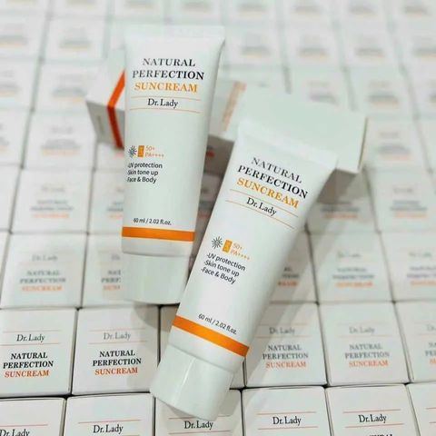 Kem Chống Nắng Dr.Lady Natural Perfection SPF 50+ - Bảo Vệ Da Chống Tia UV, Ngăn Ngừa Lão Hóa, Phù Hợp Mọi Loại Da