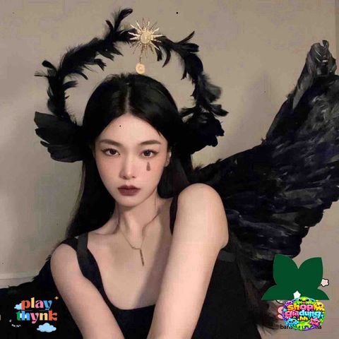 Phụ Kiện Cosplay Cánh Thiên Thần Đỏ Rực Rỡ Cho Halloween - Trang Phục Ma Quái, Quà Tặng Thú Vị Cho Fan Kinh Dị
